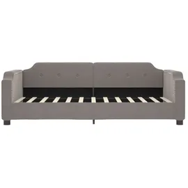 vidaXL Tagesbett Taupe 80x200 cm Stoff