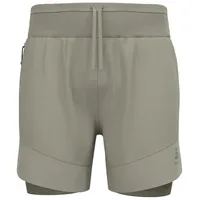 Odlo Herren X-Alp Trail 6 Inch 2-In-1 Short grau
