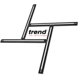 Trend Micro Trend Varijig-System, verstellbarer Rahmen und Führung zur Verwendung mit einer Oberfräse, VARIJIG