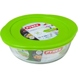 Pyrex Cook & Store Glasbehälter rund grün 20 x 18 x 7 cm 1 l