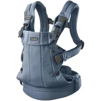 BabyBjörn Babytrage Harmony, Gewebt Melange, Blau