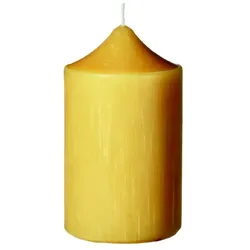 Kopschitz Kerzen Kerzen 100% Bienenwachs Stumpenkerzen Honig (Bienenwachs), 120 x 68 mm, 6 Stück