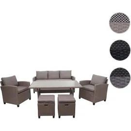 Mendler HWC-E95 Lounge-Set grau
