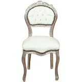 Küchenstuhl Aus Holz, Esszimmerstuhl, 44x89x41 Cm, Gepolsterter Schlafzimmerstuhl, Barock-wohnzimmersessel, Französischer Stil