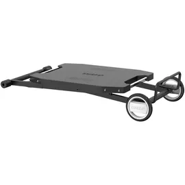 cozze Klapptisch 104,5 x 62,5 x 78 cm schwarz