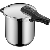 WMF Perfect One Pot Schnellkochtopf Induktion 8,5l, Dampfkochtopf, großes Kochsignal, 2 Kochstufen, abnehmbarer Deckelgriff, Cromargan Edelstahl,