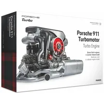 Franzis 67250 - Porsche 911 Turbomotor, im Maßstab 1:3, inkl. Soundmodul, Anleitung und 90-seitigem Begleitbuch