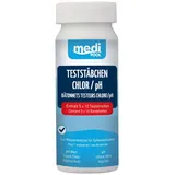 mediPool Teststäbchen Chlor/ph, 50 Stück