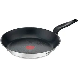 Tefal Primary Bratpfanne 28 cm aus Edelstahl, Titanium Antihaftversiegelung, Thermo-Signal-Technologie, für alle gängigen Herdarten inkl. Induktion