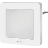 Logilink LED013 LED013 LED-Nachtlicht mit Dämmerungssensor Quadratisch LED Warmweiß