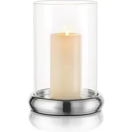 luxuskollektion Windlicht Glaszylinder Silber