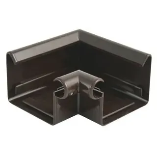 Marley Rinnenwinkel NW 70 mm, Innenecke, 90°, Kastenform, braun