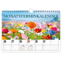 Trötsch Verlag Trötsch Monatsterminer Monatsterminkalender Mit Fotocover 2025