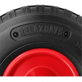 Relaxdays Lenkrolle mit Bremse 3.00-4 2er Set 120 kg