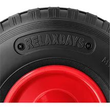 Relaxdays Lenkrolle mit Bremse 3.00-4 2er Set 120 kg