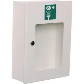B-Safety Augenspülschrank leer Stahlblech,weiß pulv.m.Sichtfenster B-SAFETY