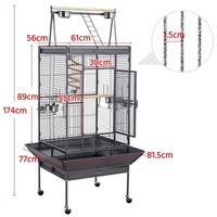 Vogelvoliere Vogelkäfig Papageienkäfig Zimmervoliere Vogelhaus Vogelbauer