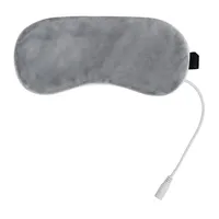 Elektrisch beheizbare Augenmaske USB Wärmende Augenmaske Schlafmaske Augenklappe Gegen Blepharitis, Augenringe, Trockene Augen (Grau)