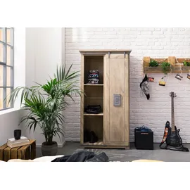 Massivmoebel24 Mango Schrank 100x50x190 beige