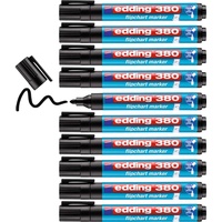Edding 380 Flipchart-Marker schwarz 10er-Pack (4-380001#10)