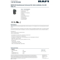 RAFI 1.20.126.105/9000 Schaltelement 2 Schließer 35V 1St.