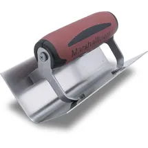 Marshalltown Inneneck-Kelle mit 13 mm Radius und- Durasoft Griff, Edelstahl, für Trockenbauer und Verputzer, Maße: 152x64 mm