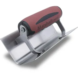 Marshalltown Inneneck-Kelle mit 13 mm Radius und- Durasoft Griff, Edelstahl, für Trockenbauer und Verputzer, Maße: 152x64 mm