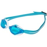 Arena Schwimmbrille arena Python blue-white-sky, (1-St), Anti-Fog Beschichtung und UV-Schutz, 
Hydrodynamisch optimiert blau