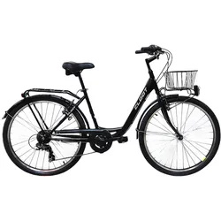 City Bike 26 Zoll Cloot Relax SCHWARZ M