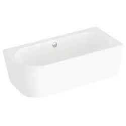 Vitra Geo Badewanne 65441008000 Ecke rechts, Mittelablauf, Inhalt 210 l