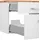 WELLTIME Waschbeckenunterschrank "Davos", weiß (weiß, weiß, matt), B:90cm H:41cm T:47cm, Schränke, Waschbeckenunterschrank, Breite 90 cm