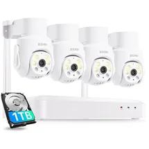 ZOSI 5MP Überwachungskamera Set Weiß