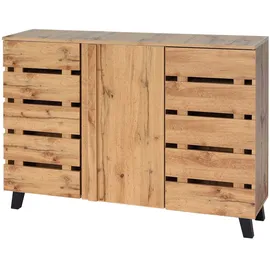 Mendler Sideboard HWC-M46 88 x 120 x 34 cm Braun