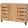 Mendler Sideboard HWC-M46 88 x 120 x 34 cm Braun