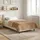 vidaXL Ganzjahresbettdecke Gepolstert Taupe 135 x 200 cm
