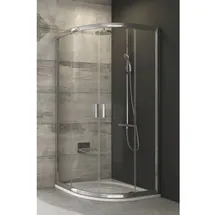 Ravak Blix Viertelkreis-Duschkabine mit Schiebetür 90 x 90 cm 3B270C00Z1
