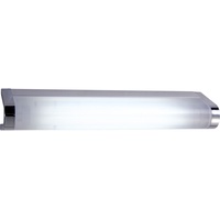 LED Unterbauleuchte verchromt Küchenlampe Schrankleuchte Unterbaulampe silber, Metall, T5 8W 440Lm warmweiß, L 34,1 cm