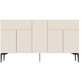 PLACES OF STYLE Sideboard »Sky45«, Kommode, Lackiert mit wasserbasiertem UV-Lack, Breite 150 cm, beige