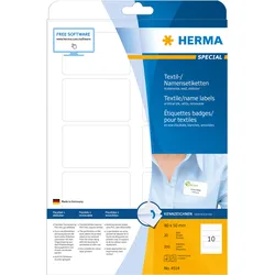 HERMA Special Name/textile - Acetatseide - selbstklebend, entfernbarer Klebstoff