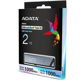 A-Data ADATA UE800 silber 2TB, USB-C 3.1 (AELI-UE800-2T-CSG)