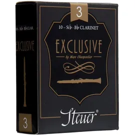 Steuer Blatt BB-Klarinette Exclusiv 10er Packung Gr. 3