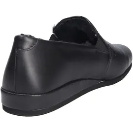 ROHDE Viborg Herren Hausschuhe Leder Lammfell, Größe:40 EU, Farbe:Schwarz - 40