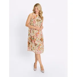 Classic Basics Etuikleid Plisseekleid Beige 54