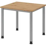 bümö Schreibtisch H-Serie Asteiche braun