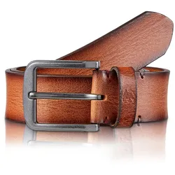 Ledergürtel LERROS "LERROS Ledergürtel *James*", Damen, Gr. 90, braun (cognac), Leder, Gürtel