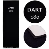 TSGPS Dartmatte Teppich 237x80 cm Schwarz