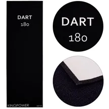 TSGPS Dartmatte Teppich 237x80 cm Schwarz
