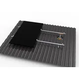 SunEnergyXT hochwertiger Ziegeldach Montagesatz für 2 oder 4 Solarmodule - Dachhaken