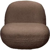 ed exciting design Drehsessel ED EXCITING DESIGN "Chris", braun, B:85cm H:70cm T:99cm, 100% Polyester, Sessel, Drehsessel, frei im Raum stellbar, drehbar