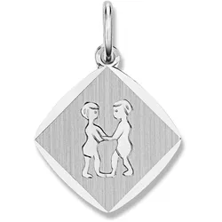 Sternzeichen-Anhänger ONE ELEMENT "Zwilling Sternzeichen Anhänger aus 925 Silber", silber, Schmuckanhänger, Damen, Zwilling, Silber 925 (Sterlingsilber), Damen Silber Schmuck Zwilling